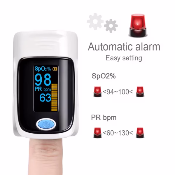 Pulse Oximeter Finger Blood Oxygen Meter Organic Light-emitting Diode (OLED) Blood Oxygen Meter - Image 4