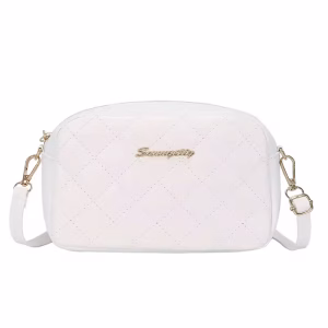 PU Leather Crossbody Bags Zipper New Fashion Shoulder Bag for Women Large Capacity Embroidery Thread Small Purse and Handbags