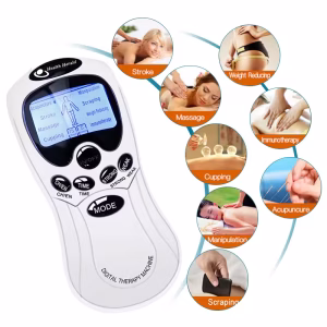 Electric Dual Output Tens Massage Machine Electrical EMS Muscle Stimulator Full Body Pulse Massager Acupuncture Health Care