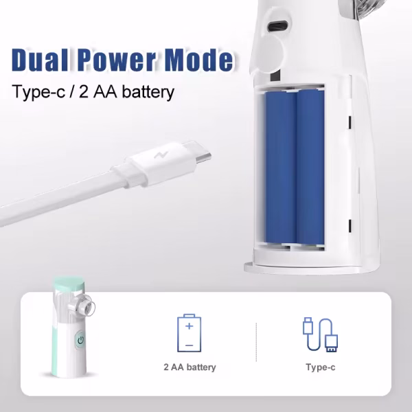 Medical Nebulizer Machine Asthma Inhaler Mini Handheld Automizer Children Adult Kid Steam Inhale Home Nebulizer Health Care - Image 4