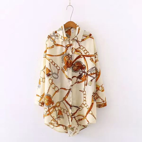 2025 Fashion Women Shirts Vintage Button Tees Blouse Sexy Big Large Top Loose Casual Tops Cardigan - Image 2