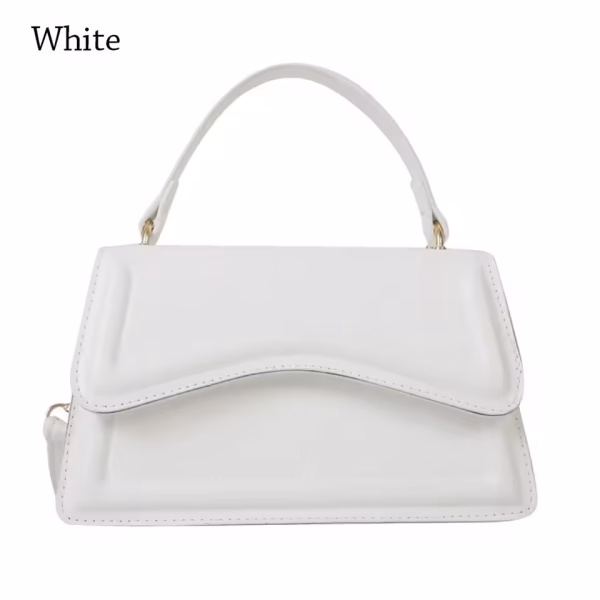 New Fashion Sling Shoulder Bag Trend PU Leather Messenger Handbags Solid Color Leisure Stylish Crossbody Bags For Women Girls