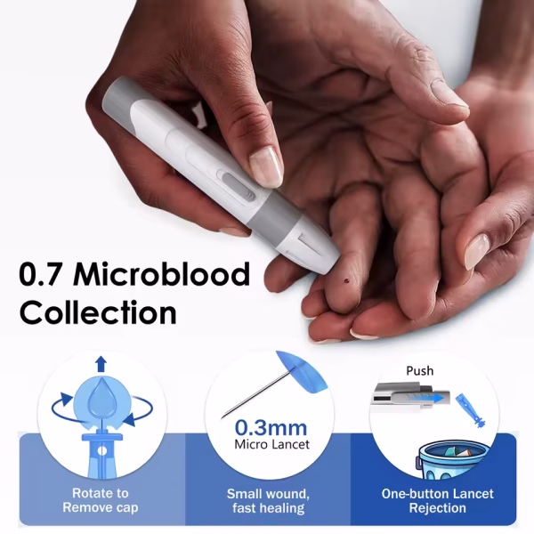 LinkSun G-425-3 Blood Glucose Meter 10/50/100pcs Test Strips Medical Diabetes Blood Sugar Test Monitor Complete Kit Glucosemeter - Image 3