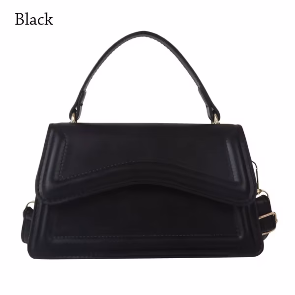 New Fashion Sling Shoulder Bag Trend PU Leather Messenger Handbags Solid Color Leisure Stylish Crossbody Bags For Women Girls - Image 6