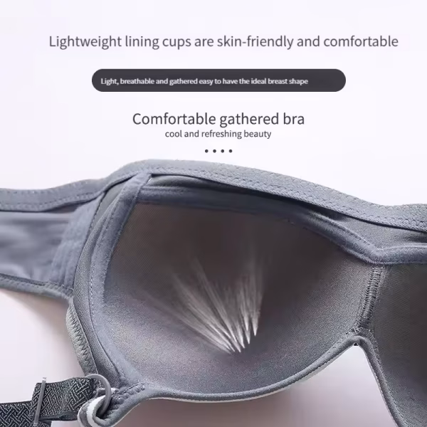 three-breasted side middle-aged and elderly mother underwear bras - Image 5